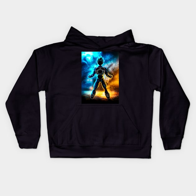 Vegeta super saiyan Kids Hoodie by San Creative